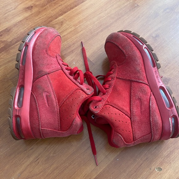 Nike Sz 6 Y Air Max Goadome Gym Red ACG Winter Boots 311567-602 GS. - Picture 9 of 10